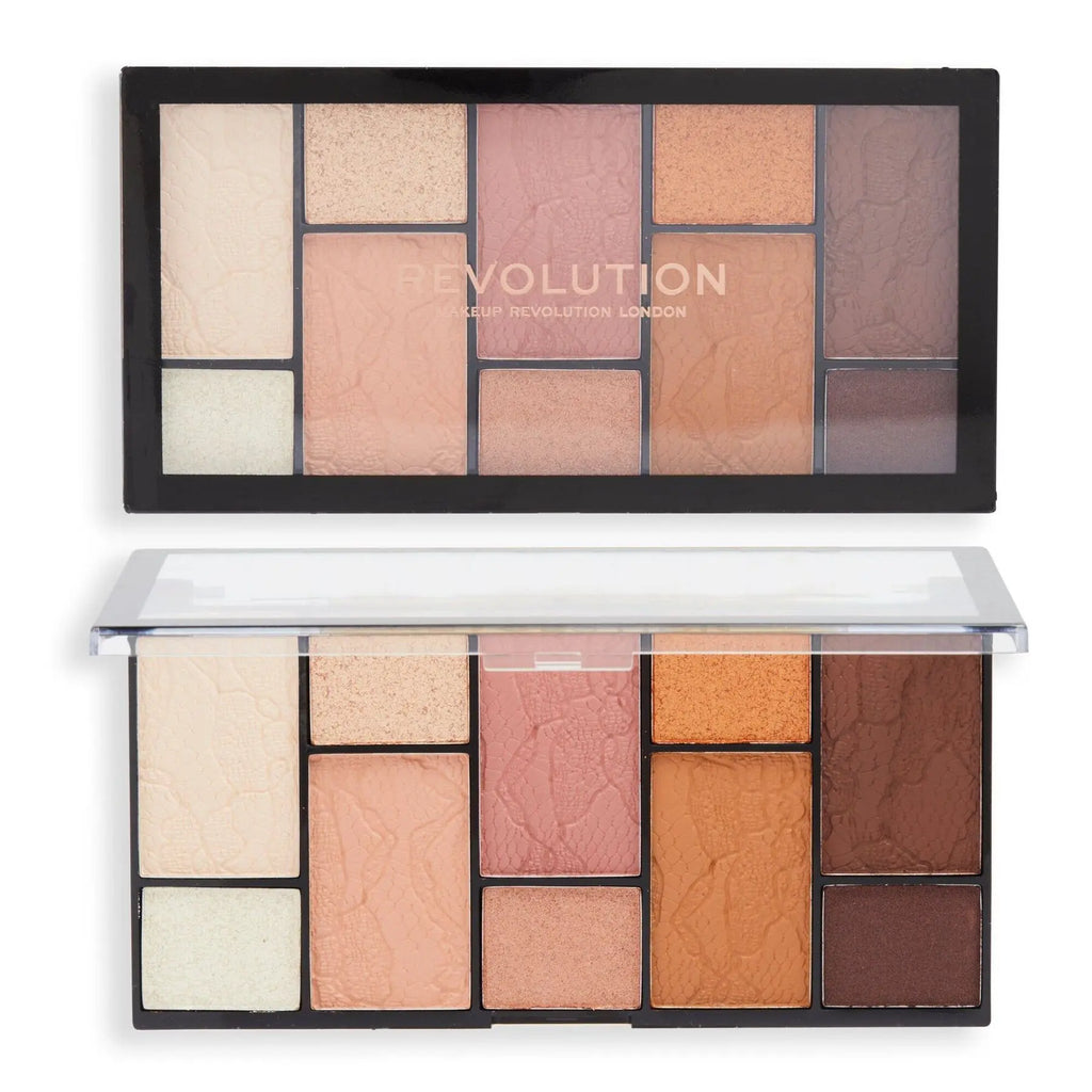 Makeup Revolution Reloaded Dimension Eyeshadow Palette Neutral Charm